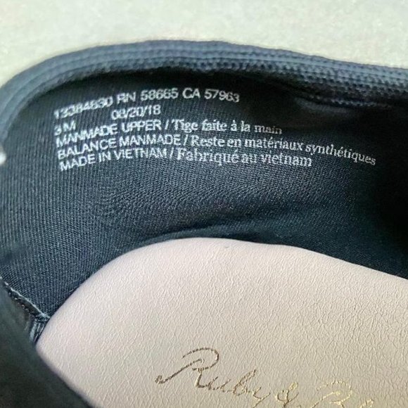 🥿HP!🥿 ruby & bloom Girls' Black Multi-Glitter Ballerina Flats with Bow - Picture 11 of 11